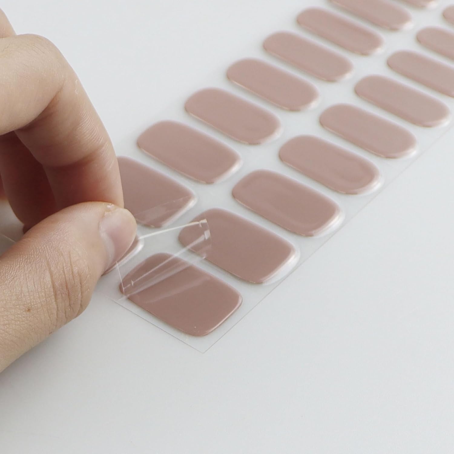 Semi Cured Gel Nail Strips, Salon Finish