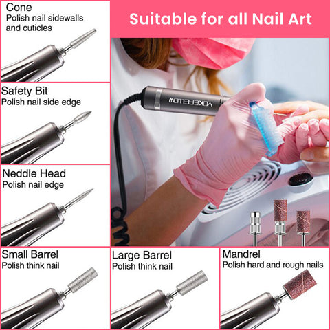 Rechargeable Electric Nail File Machine