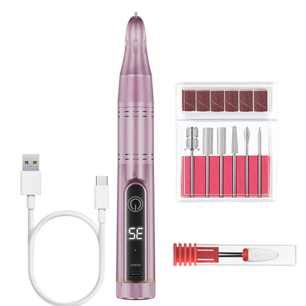 Cordless Electric Nail Drill Machine with LED Display