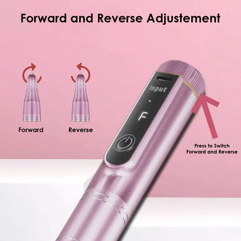 Cordless Electric Nail Drill Machine with LED Display