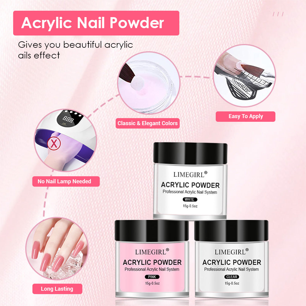 Professional Acrylic Nail Powder Kit