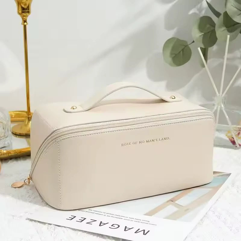 Travel Makeup Bag Organiser, Open Flat