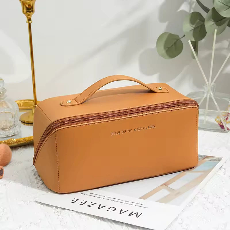 Travel Makeup Bag Organiser, Open Flat