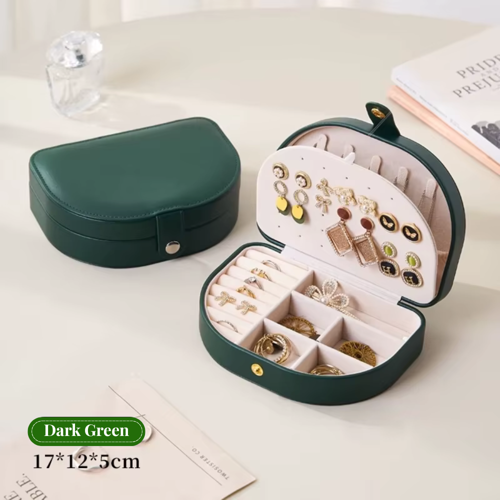 Small PU Leather jewellery box for travel