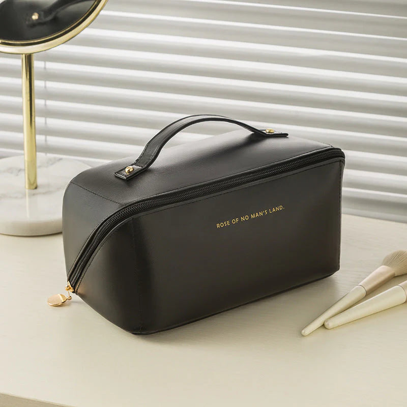 Travel Makeup Bag Organiser, Open Flat