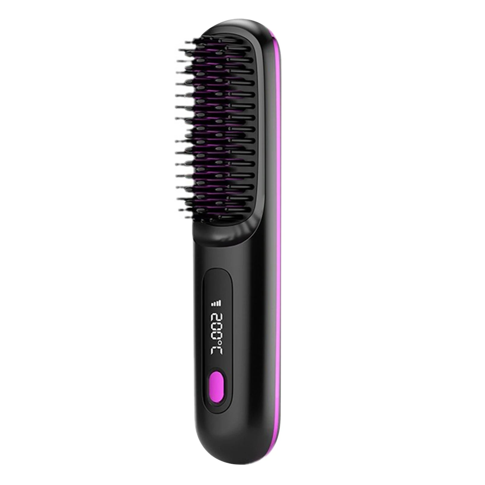 Travel Hair Straightener Brush Cordless, Frizz-Free